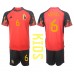 Billige Belgien Axel Witsel #6 Børnetøj Hjemmebanetrøje til baby VM 2022 Kortærmet (+ korte bukser)